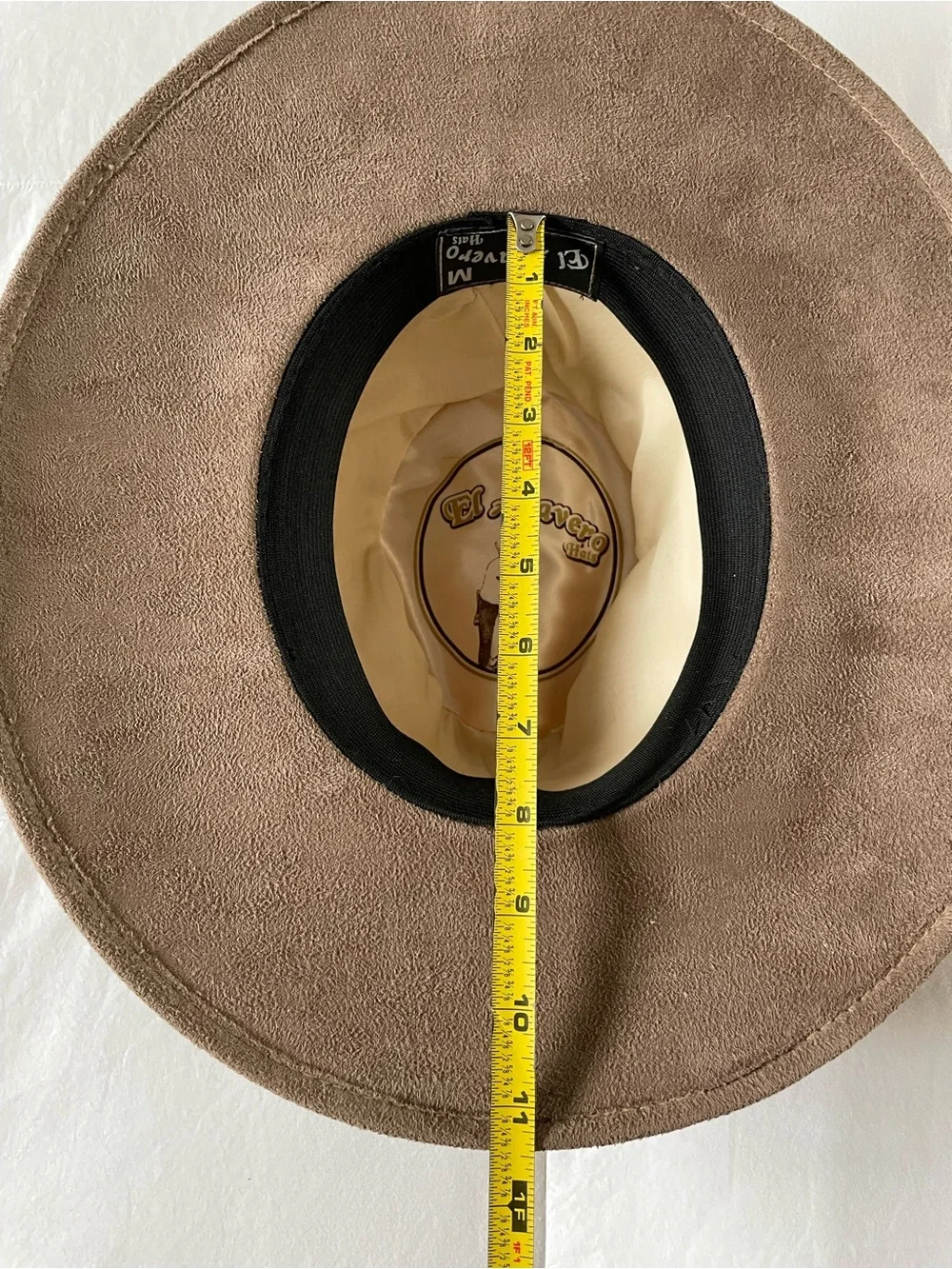 El Agavero México Western Tejana Hat Brown Microsuede Medium